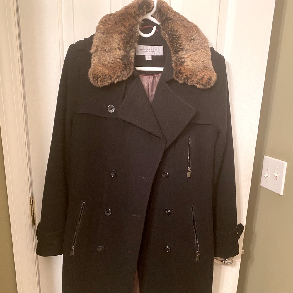 Marc New York Andrew Marc Size 6 Wool Blend Coat